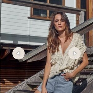 Little Lies Georgia Hand Knit Sweater Vest